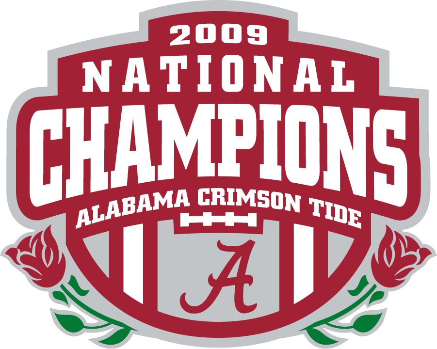 Alabama Crimson Tide 2009 Champion Logo DIY iron on transfer (heat transfer)
